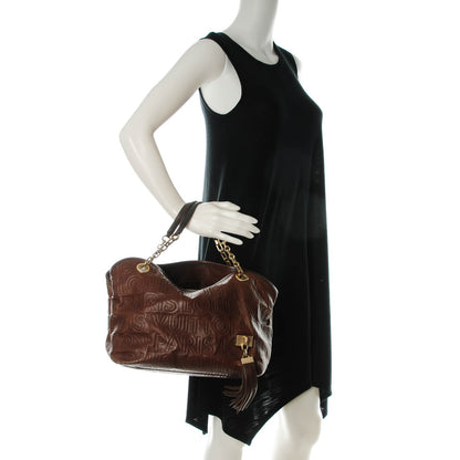 Louis Vuitton Monogram Paris Souple Whisper PM Chocolate 2 of 8