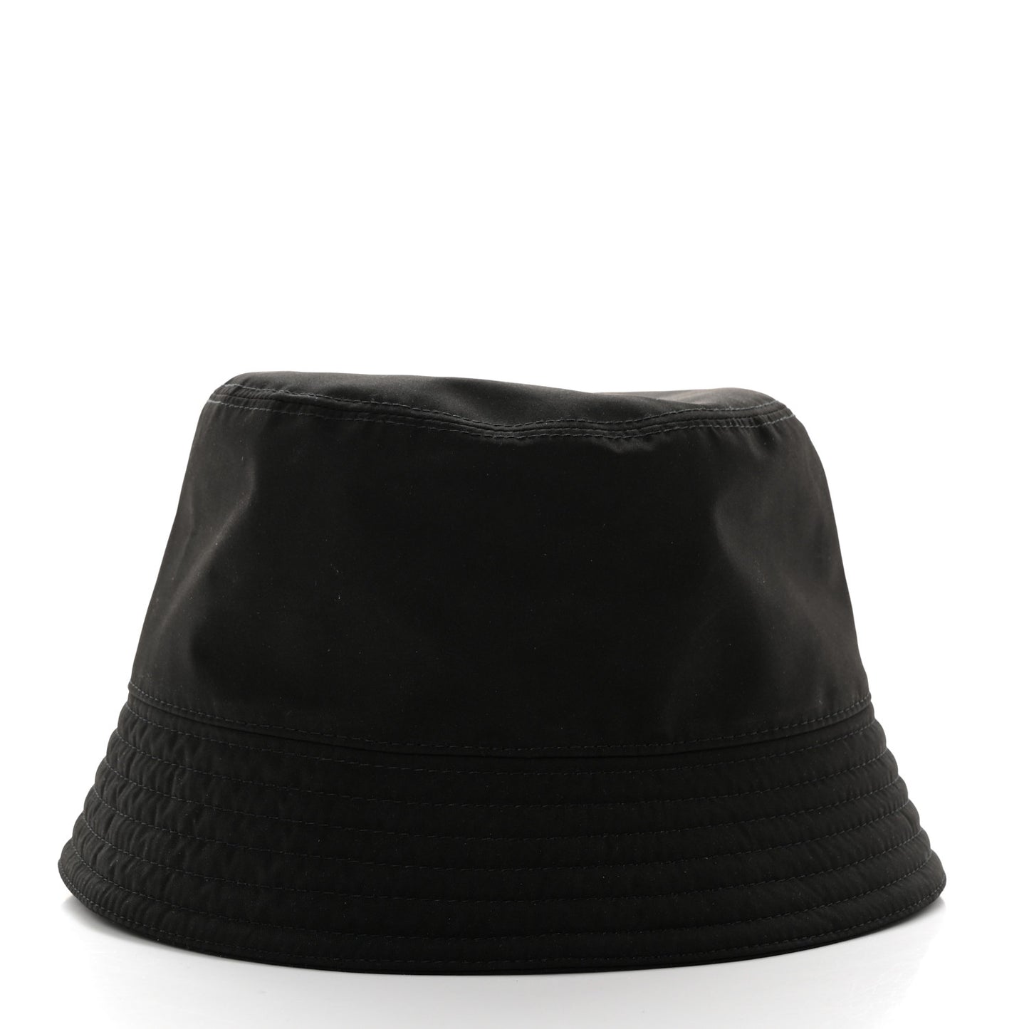 Technical Nylon Linea Rossa Bucket Hat M Black