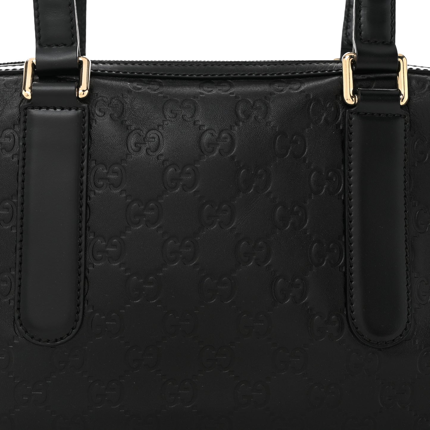 Guccissima Small Boston Black
