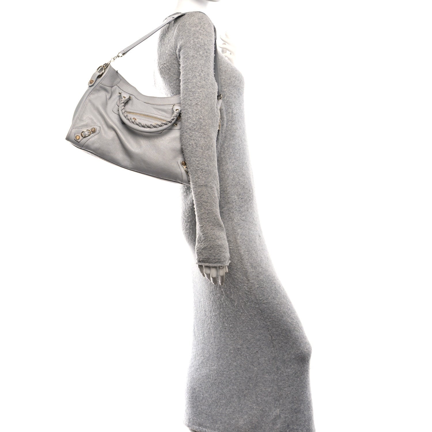 Balenciaga Chevre Giant 12 Gold Hardware City Gris Glace 2 of 10