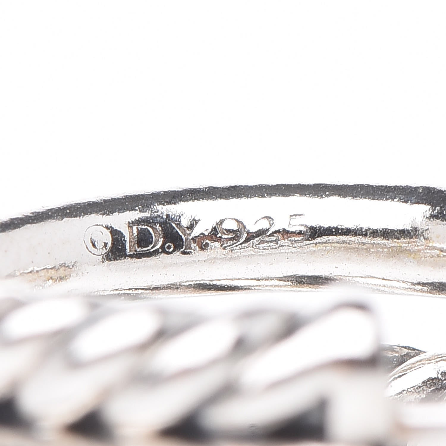 David Yurman Sterling Silver Diamond Petite Crossover X Earrings 4 of 4