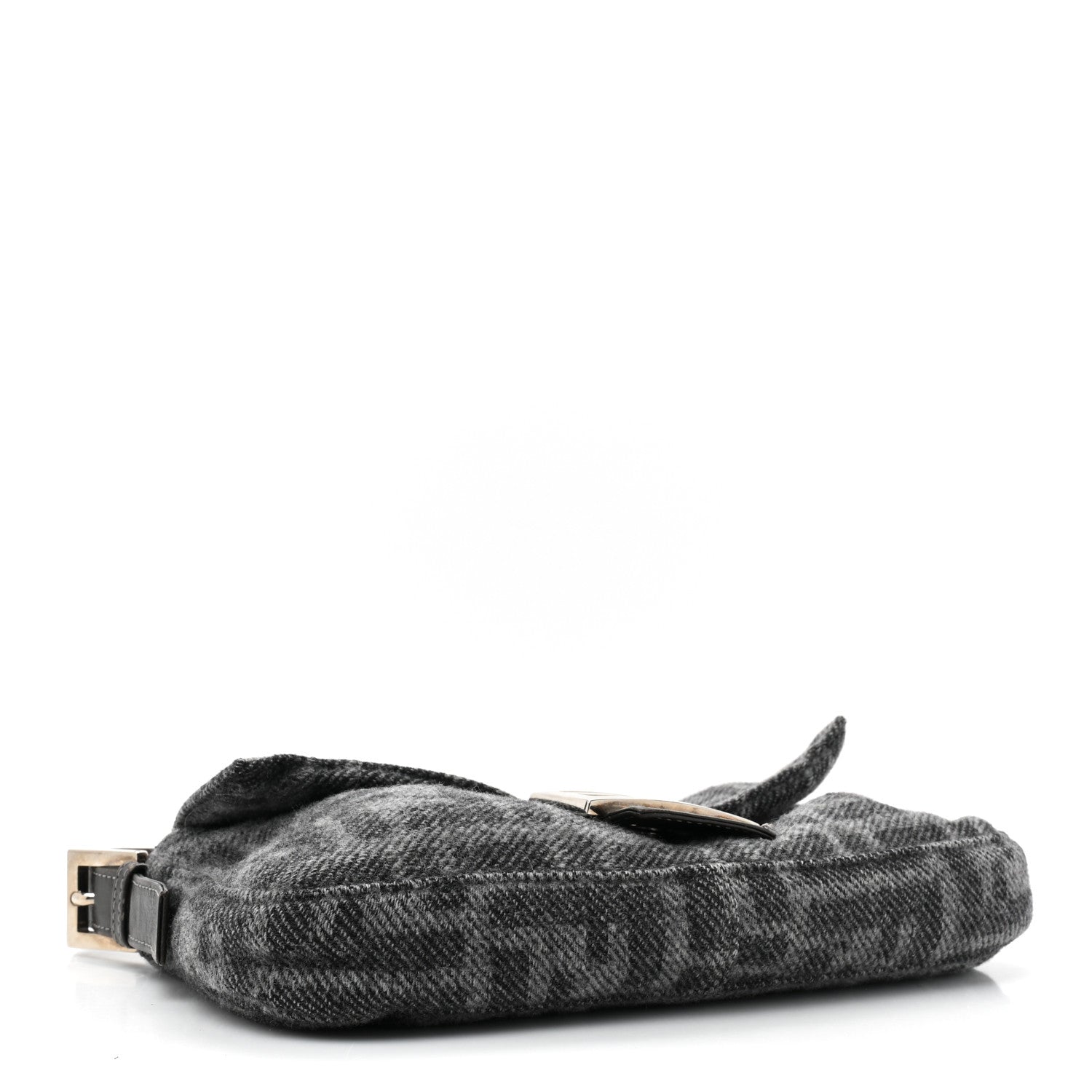 Fendi Wool Zucca Baguette Grey 4 of 9