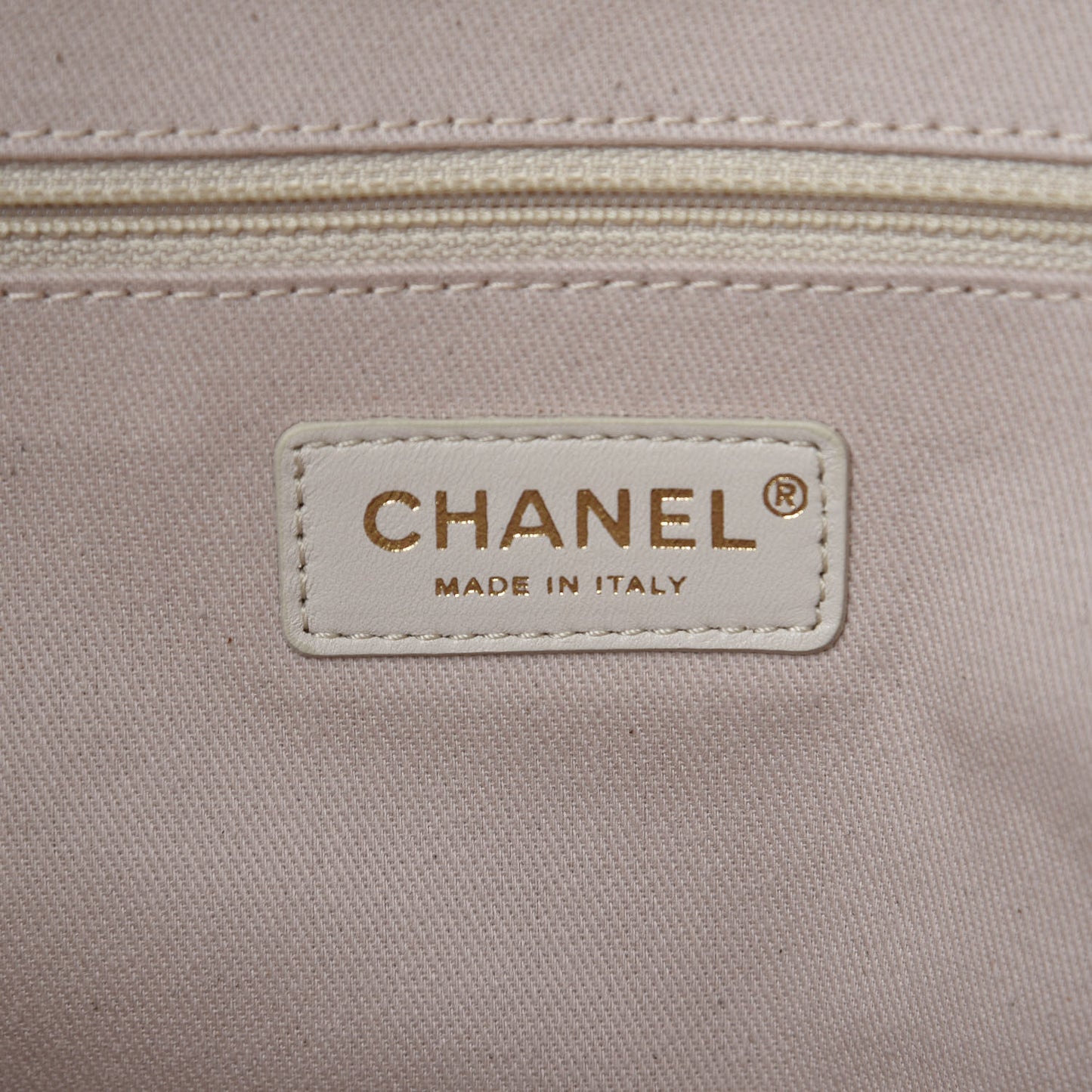 Canvas Large Deauville Tote Light Beige