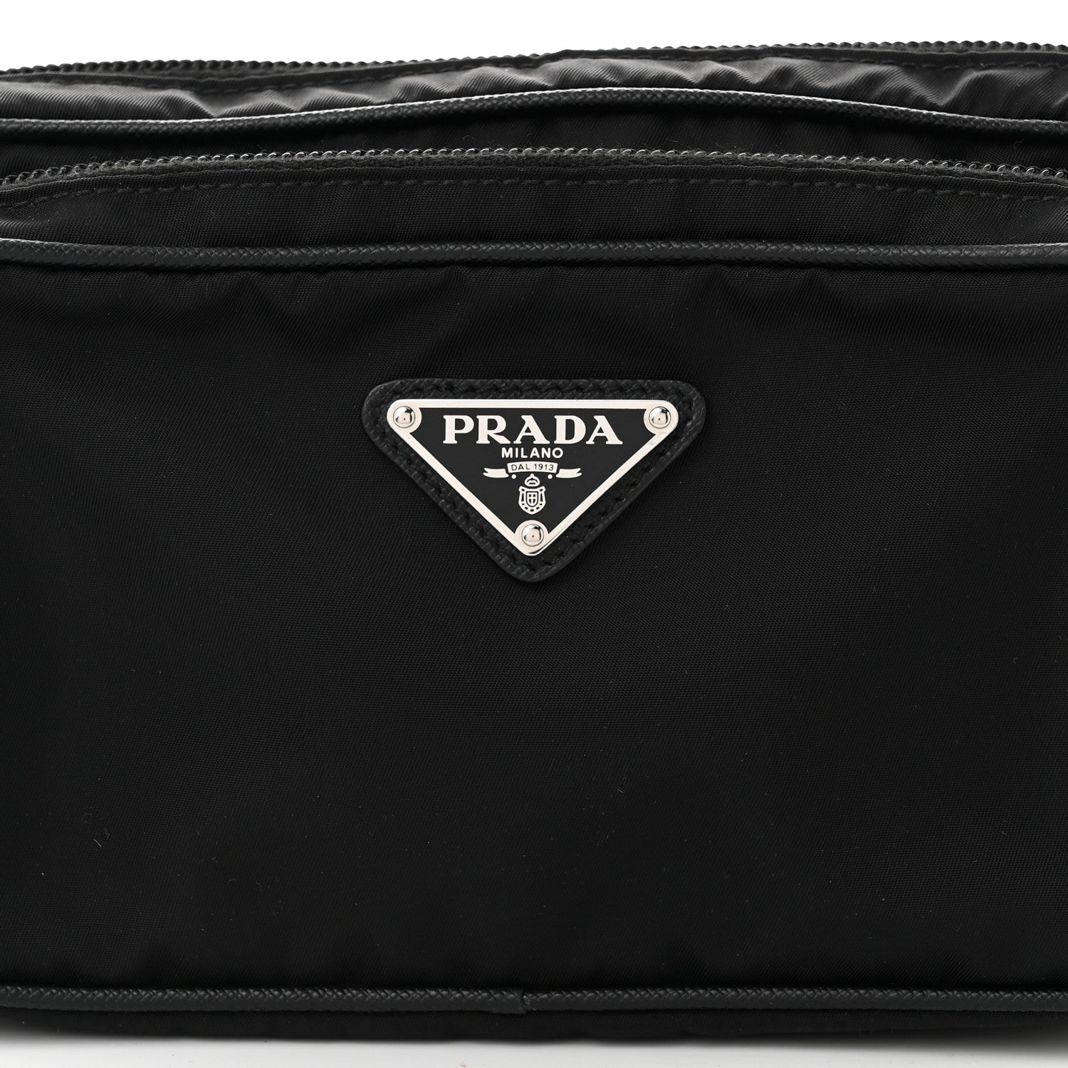Prada Tessuto Nylon Belt Bag Black 8 of 10