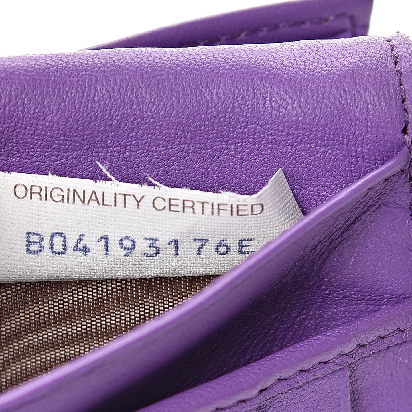 Nappa Intrecciato Continental Wallet Byzantine
