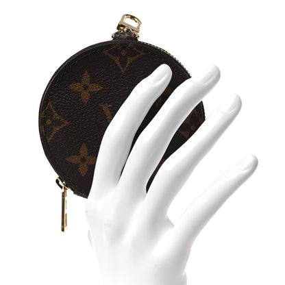 Louis Vuitton Monogram OnTheGo East West Round Coin Purse Red 2 of 6