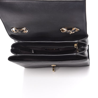 Chanel Calfskin Stitched Large Flap Black 5 of 18