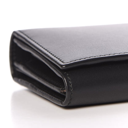 Gucci Calfskin Interlocking G Chain Wallet Black 9 of 12
