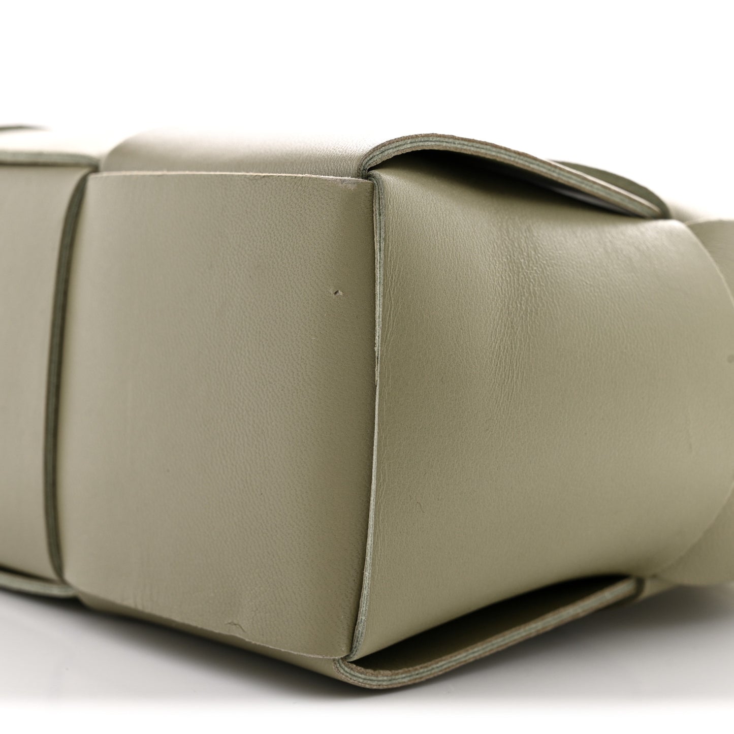 Grained Calfskin Maxi Intrecciato Mini Arco Tote Travertine