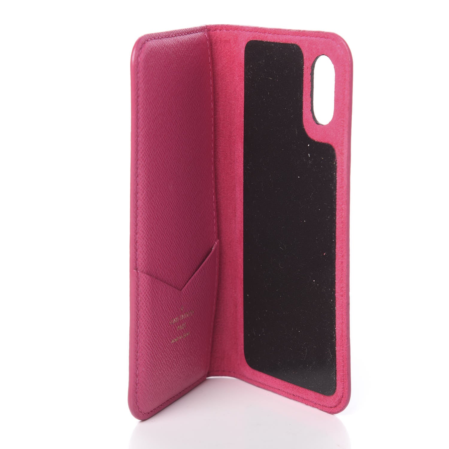 Louis Vuitton Monogram iPhone X Folio Case Rose Pop 5 of 6