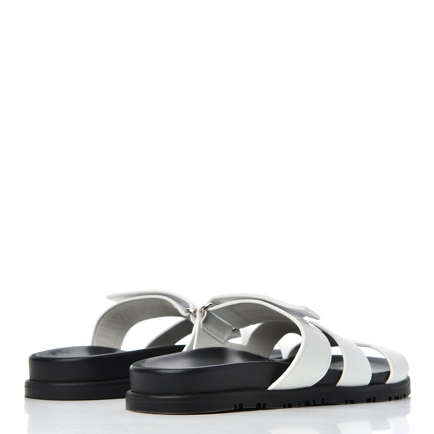 Calfskin Womens Chypre Sandals 38 White