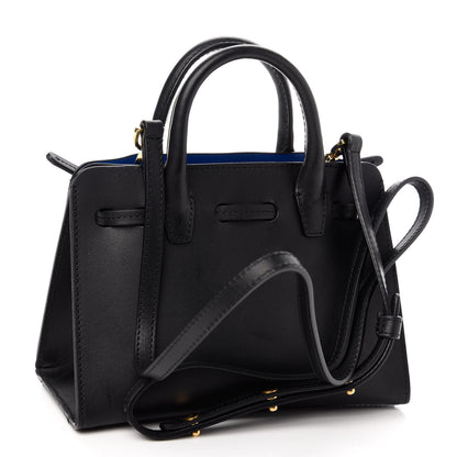 Mansur Gavriel Vegetable Tanned Calfskin Mini Mini Sun Bag Black Royal 3 of 8