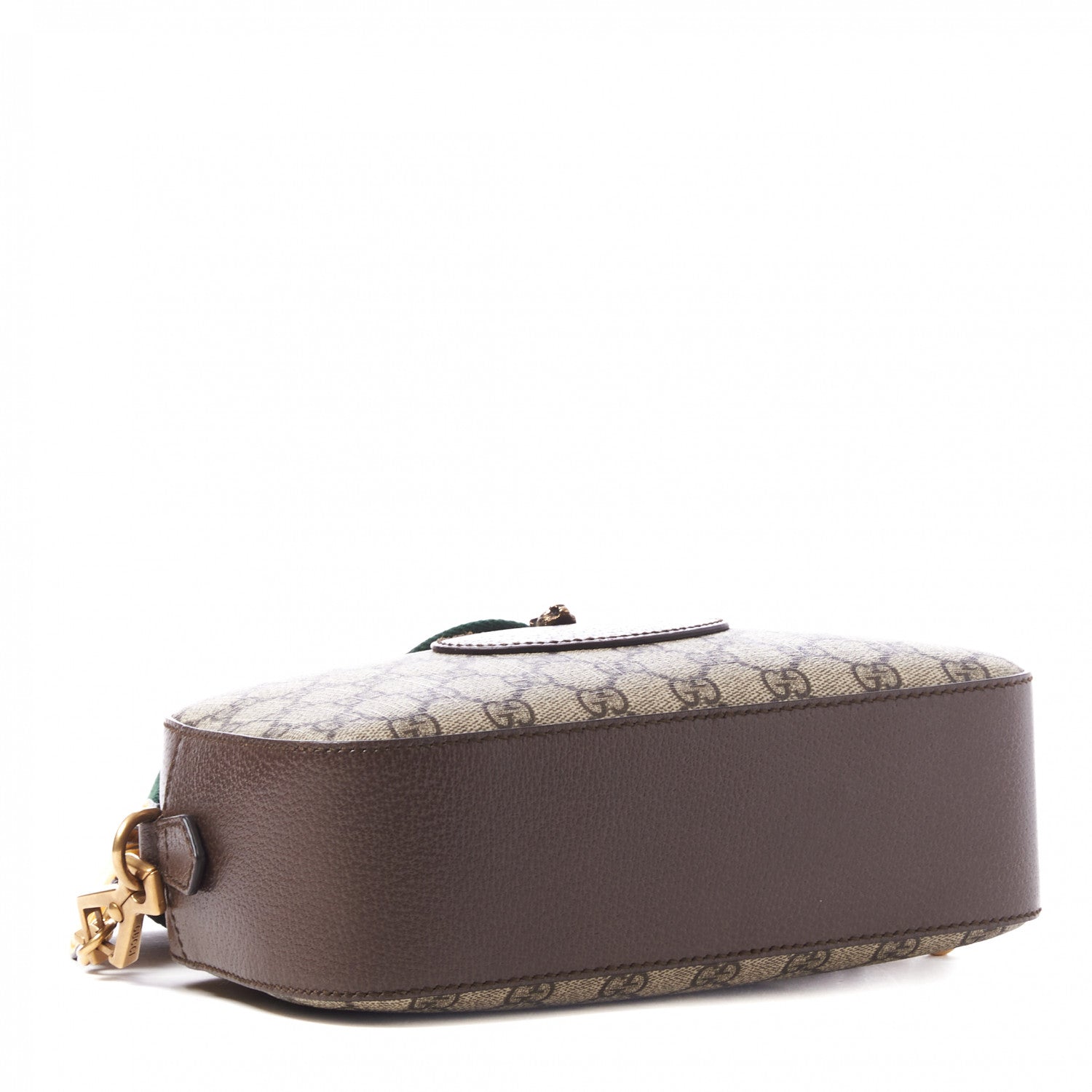 Gucci GG Supreme Monogram Web Neo Vintage Shoulder Bag Beige New Acero Crop 3 of 9
