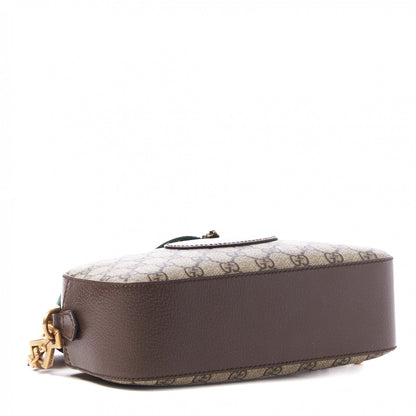 Gucci GG Supreme Monogram Web Neo Vintage Shoulder Bag Beige New Acero Crop 3 of 9