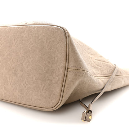 Louis Vuitton Empreinte Monogram Giant Neverfull MM Tourterelle 10 of 10