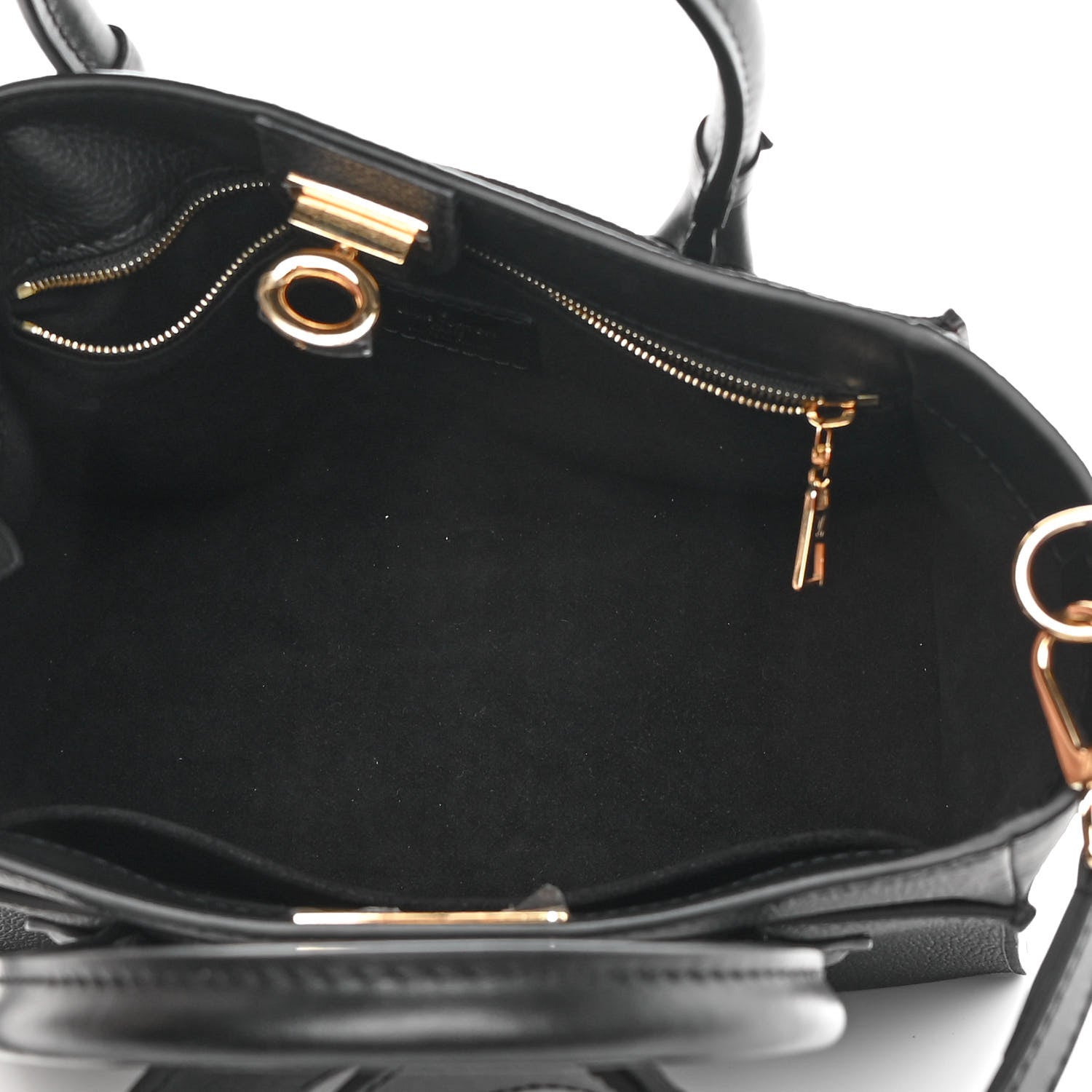 Louis Vuitton Calfskin Monogram On My Side PM Black 4 of 8