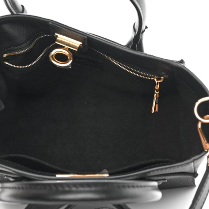 Louis Vuitton Calfskin Monogram On My Side PM Black 4 of 8