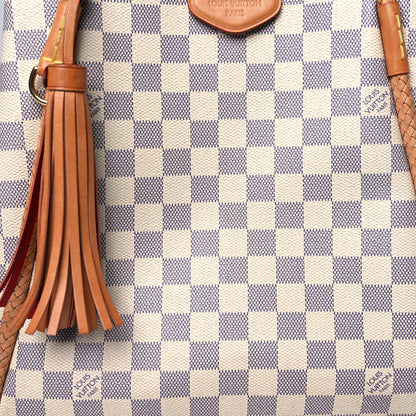 Louis Vuitton Damier Azur Propriano Rose Ballerine 7 of 9