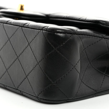 Chanel Lambskin Quilted Medium Double Flap Black 9 of 11