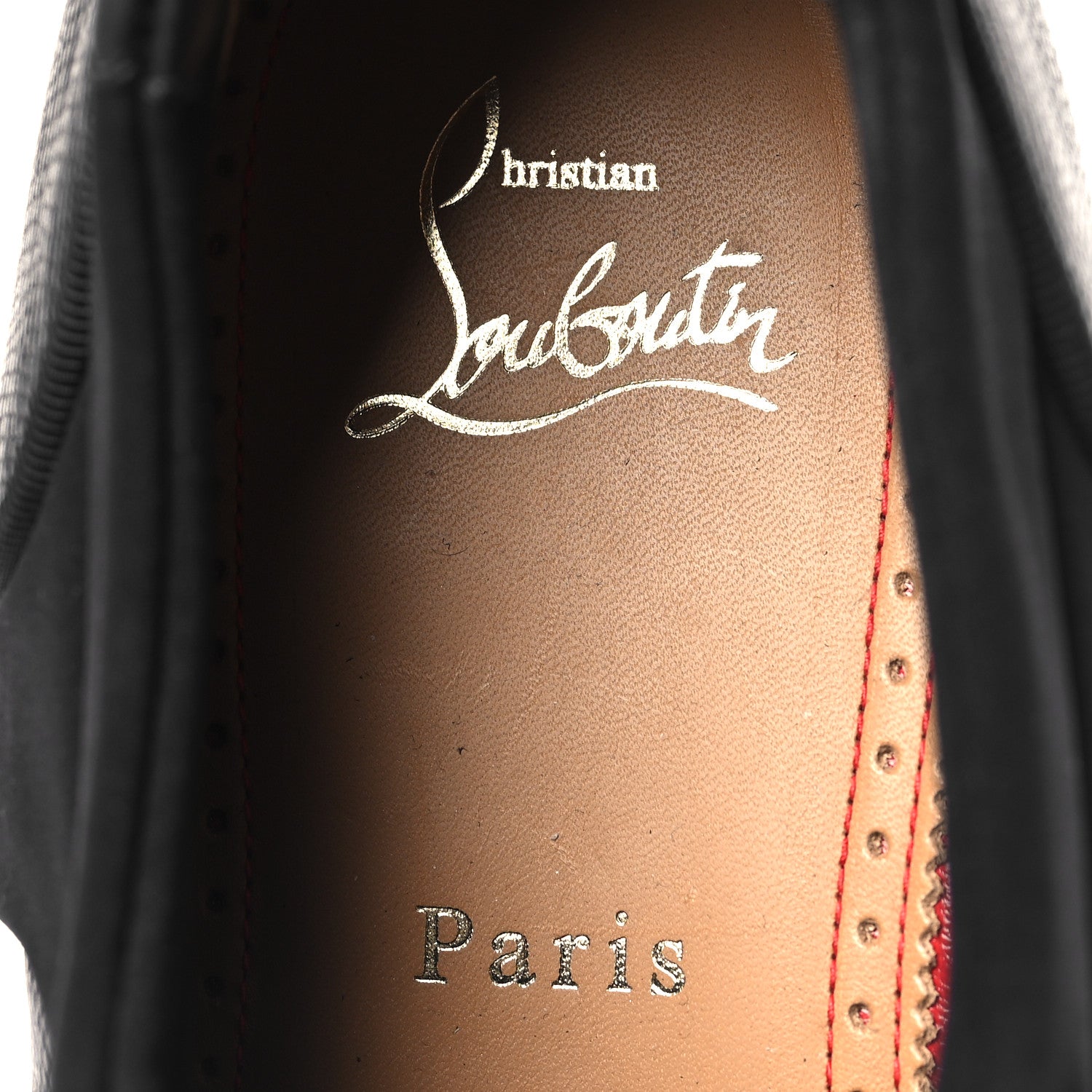 Christian Louboutin Smooth Textured Calfskin Mika Sky Mens Flats 40.5 Black 8 of 9