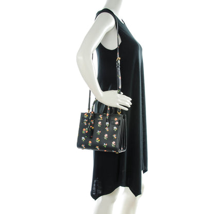 Saint Laurent Calfskin Prairie Printed Nano Sac De Jour Black Multicolor 2 of 7