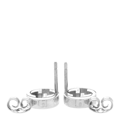 Gucci Sterling Silver Interlocking GG Stud Earrings 3 of 6