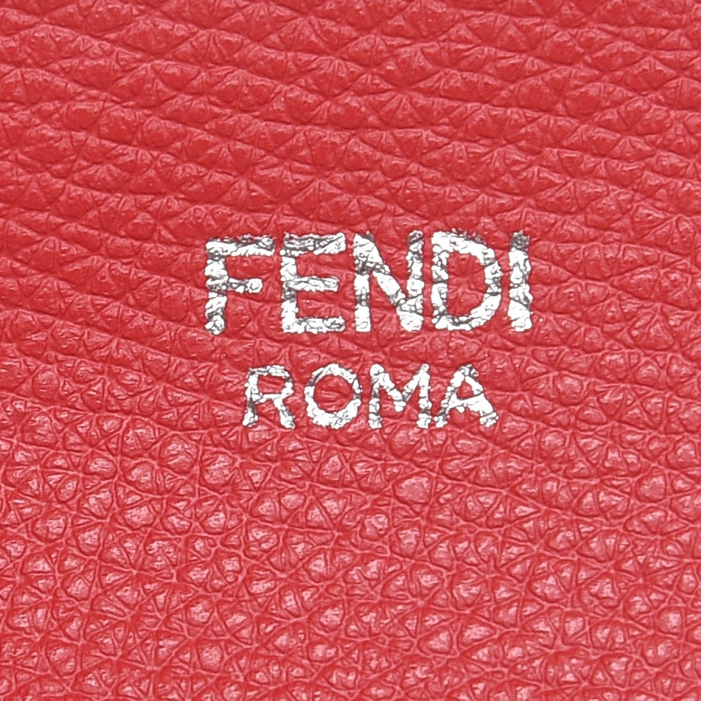 Vitello Vienna Enamel F is Fendi Shopping Tote Fiamma Taupe