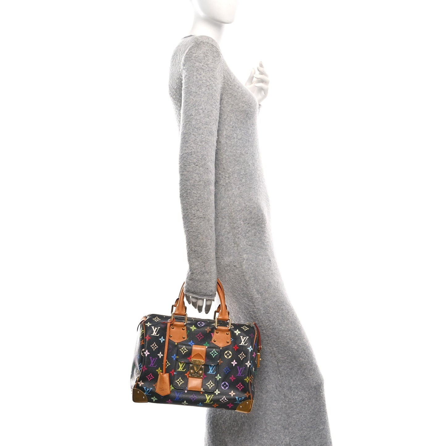Monogram Multicolor Speedy 30 Black