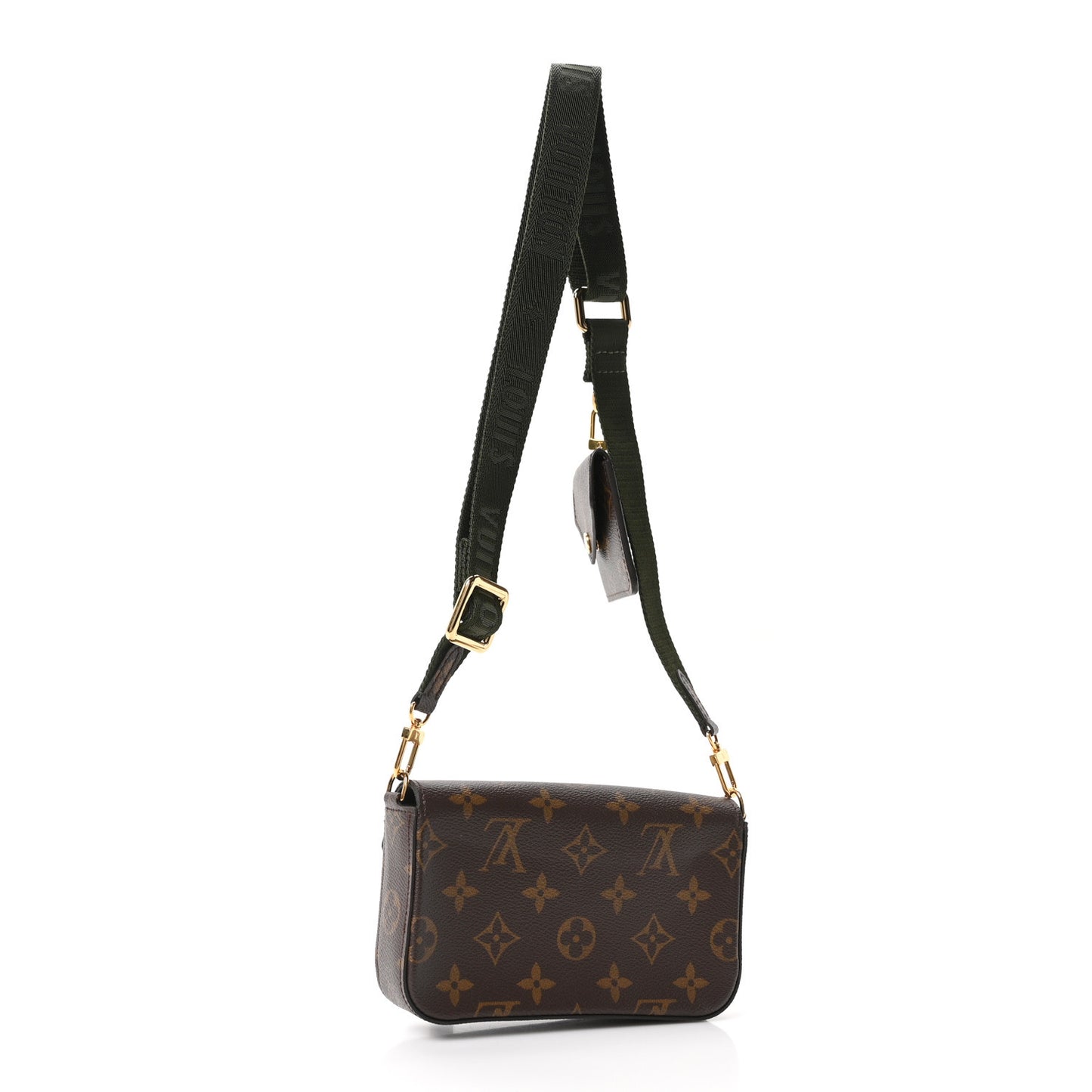 Monogram Felicie Strap & Go Kaki