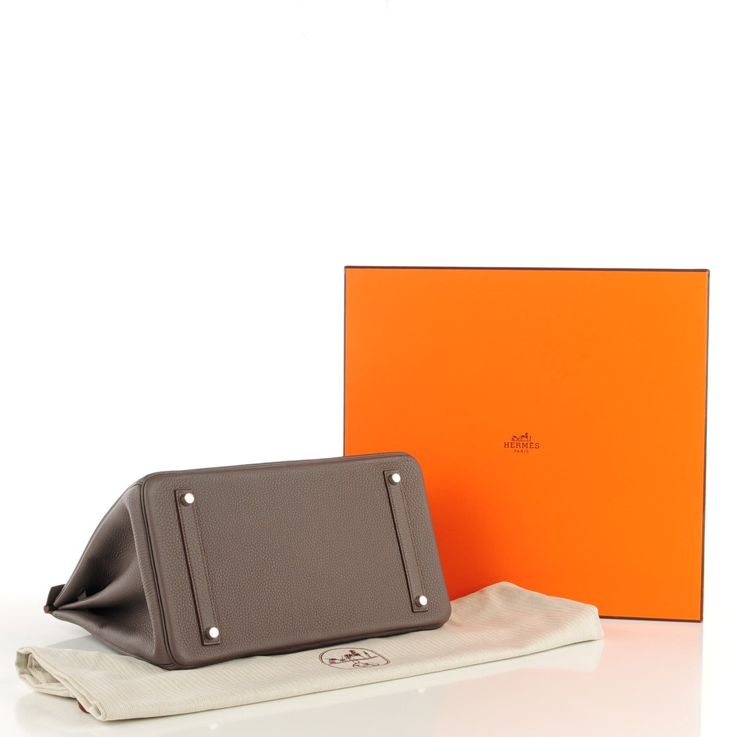 Hermes Togo Birkin 35 Etain 4 of 16
