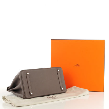 Hermes Togo Birkin 35 Etain 4 of 16