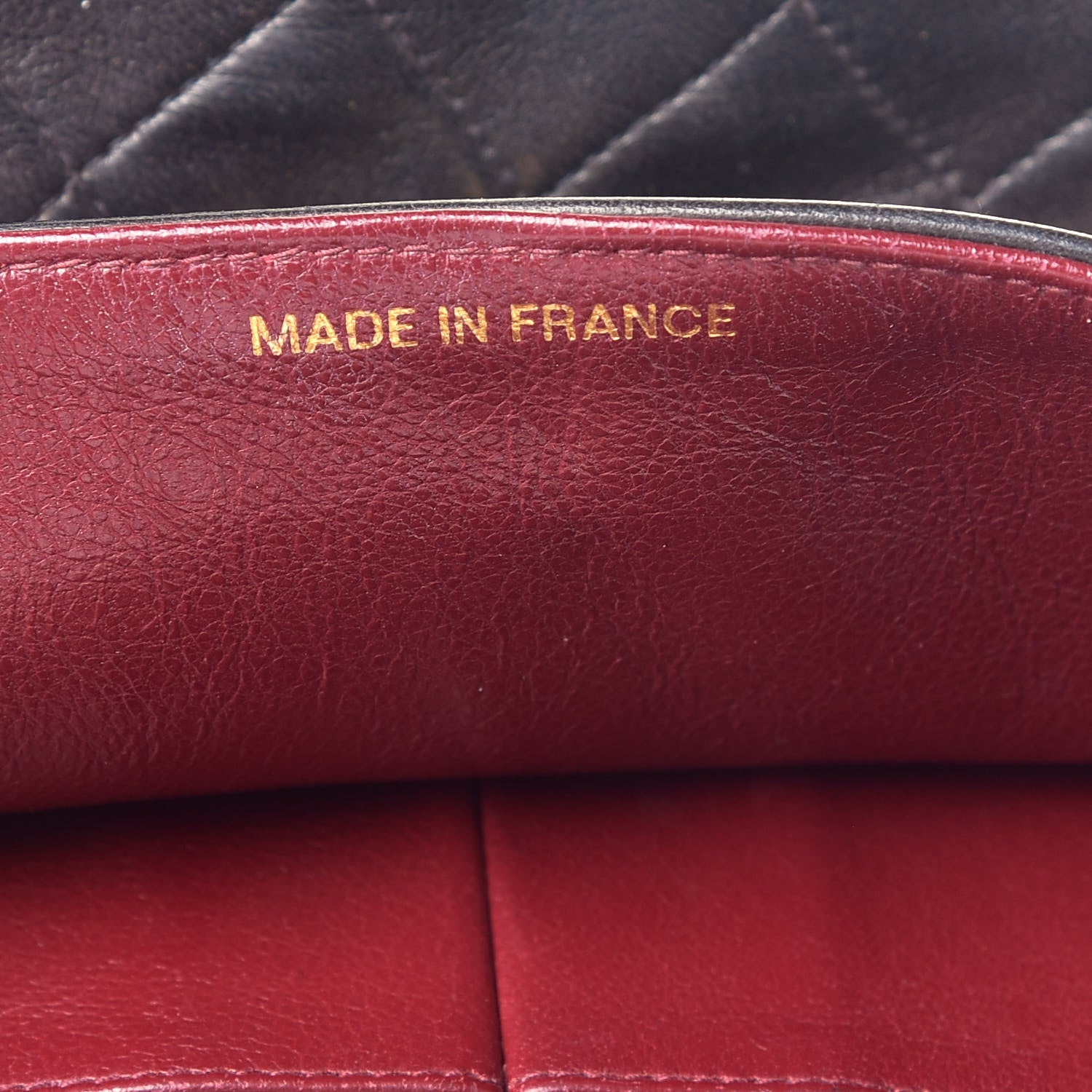 Chanel Lambskin Quilted Medium Double Flap Black 7 of 13