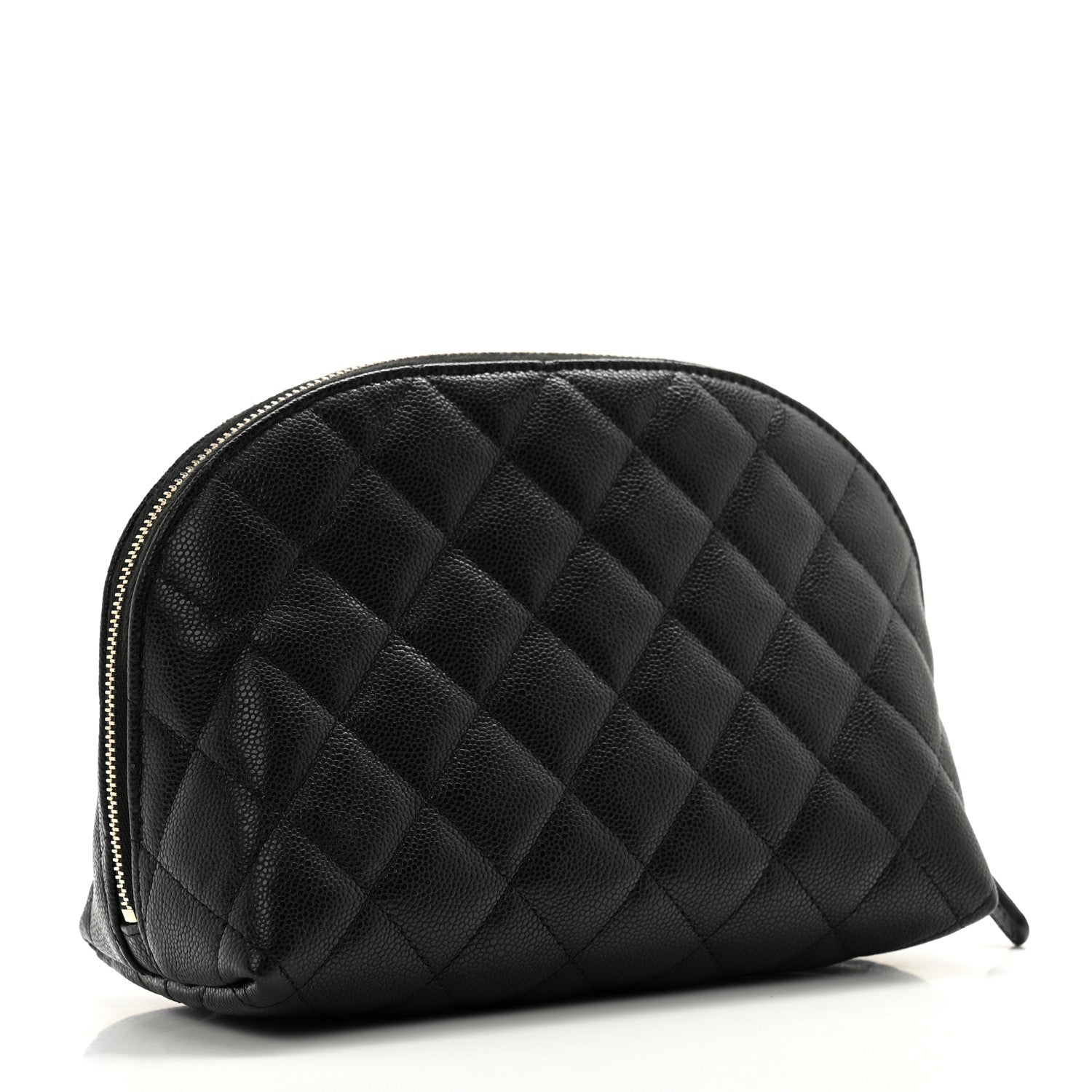 Chanel Caviar Quilted Cosmetic Case Black 3 of 8