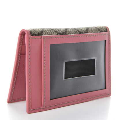 Gucci GG Plus Monogram Joy ID Card Wallet Pink 2 of 5