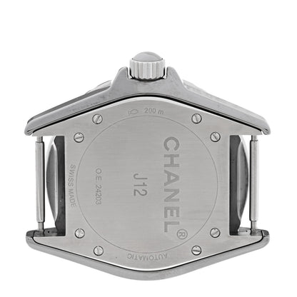 Chanel Titanium Ceramic Nylon 38mm J12 Automatic Watch Blue 4 of 6