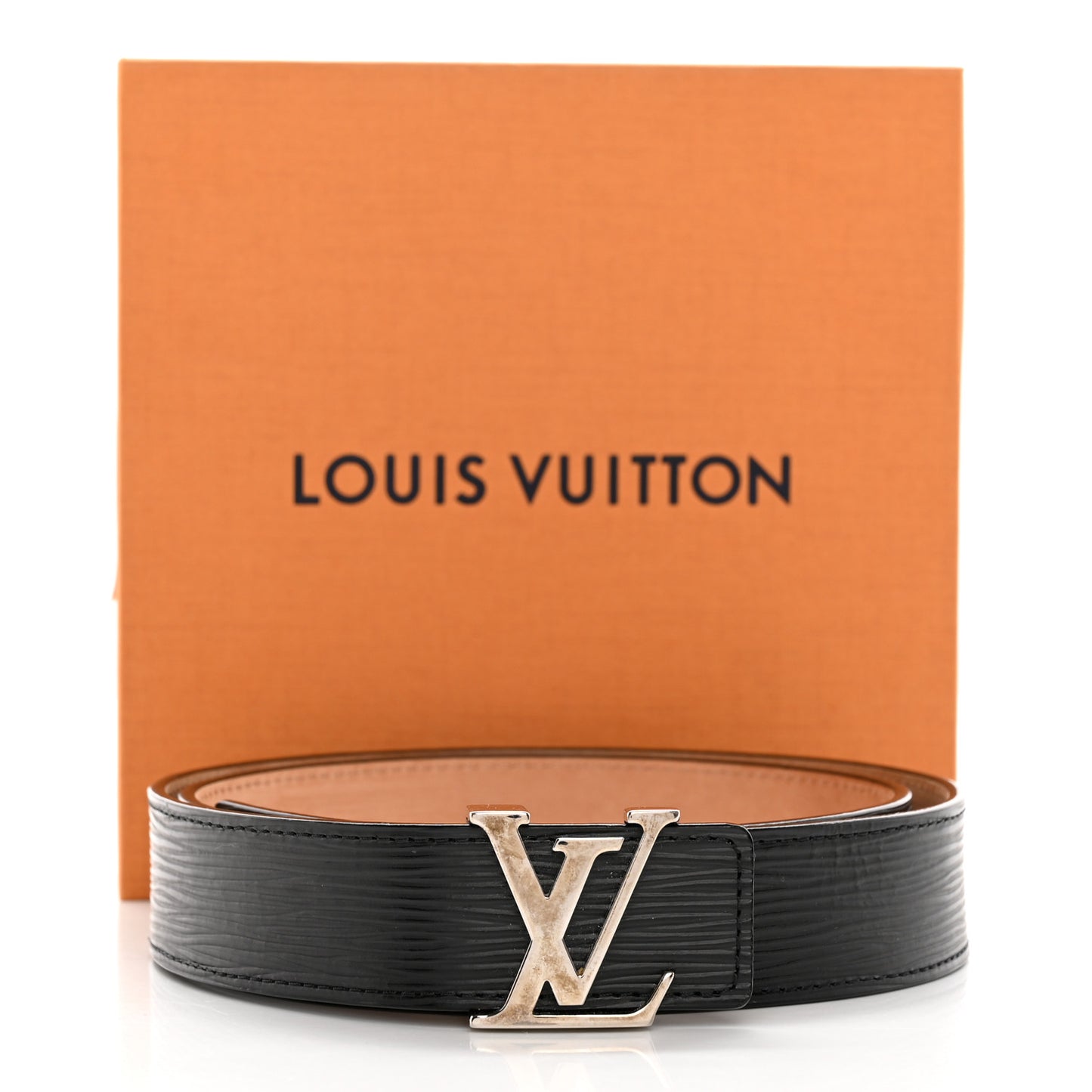 Epi 30mm LV Initiales Belt 80 32 Black