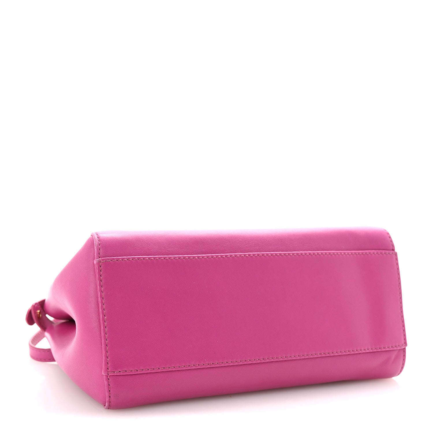 Fendi Nappa Mini Peekaboo Iconic Satchel Magenta 4 of 9