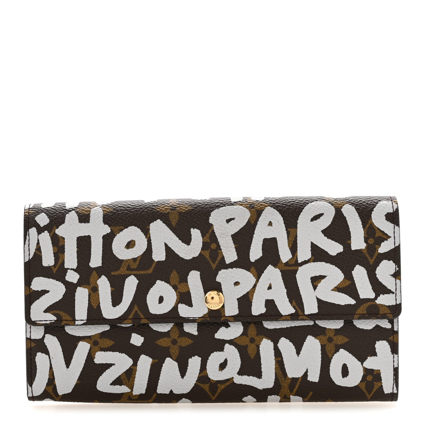 Monogram Graffiti Porte-Monnaie Wallet Silver