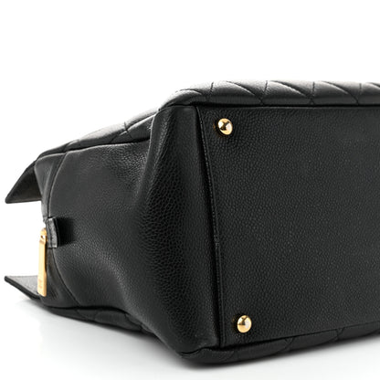 Chanel Caviar Quilted Petit Timeless Tote PTT Black 9 of 10