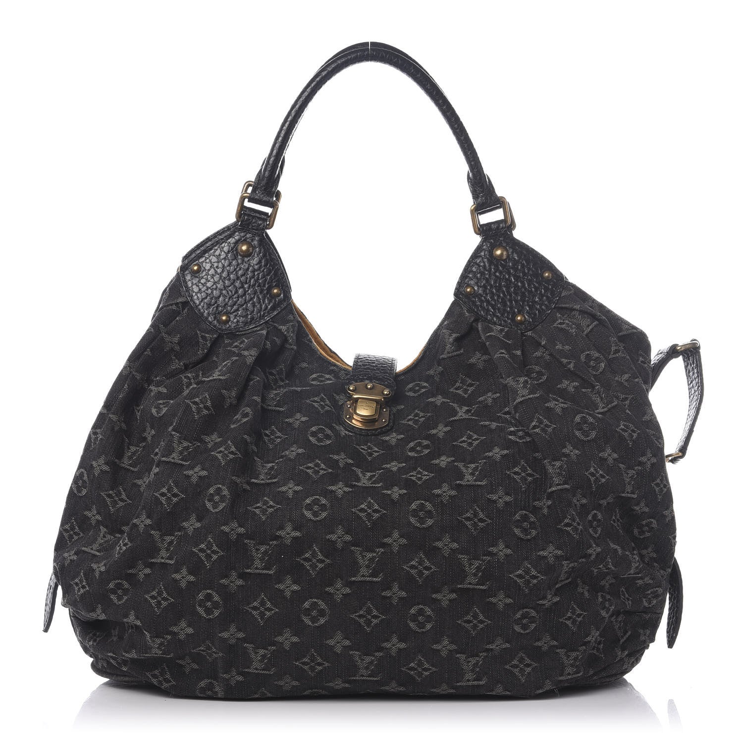 Louis Vuitton Denim Mahina XL Black 1 of 11