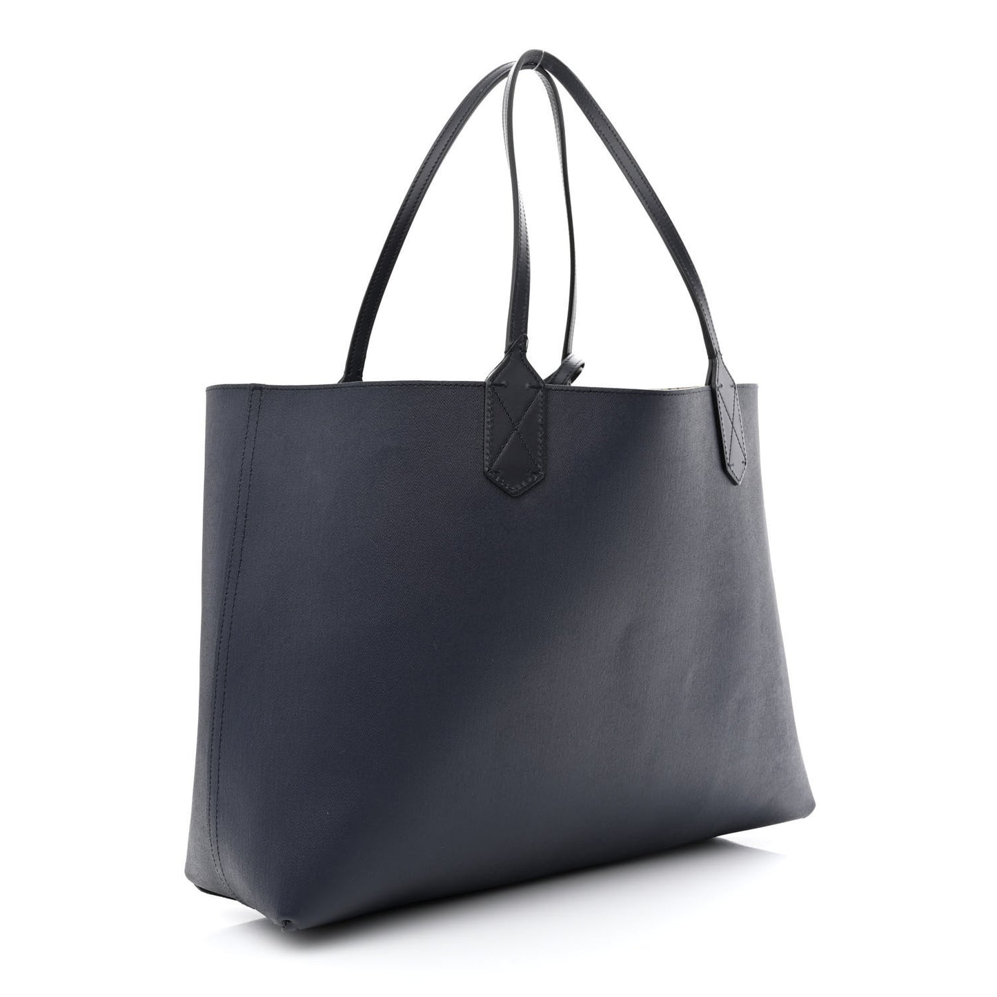 GG Supreme Monogram Blooms Medium Reversible Tote Beige Blue Navy