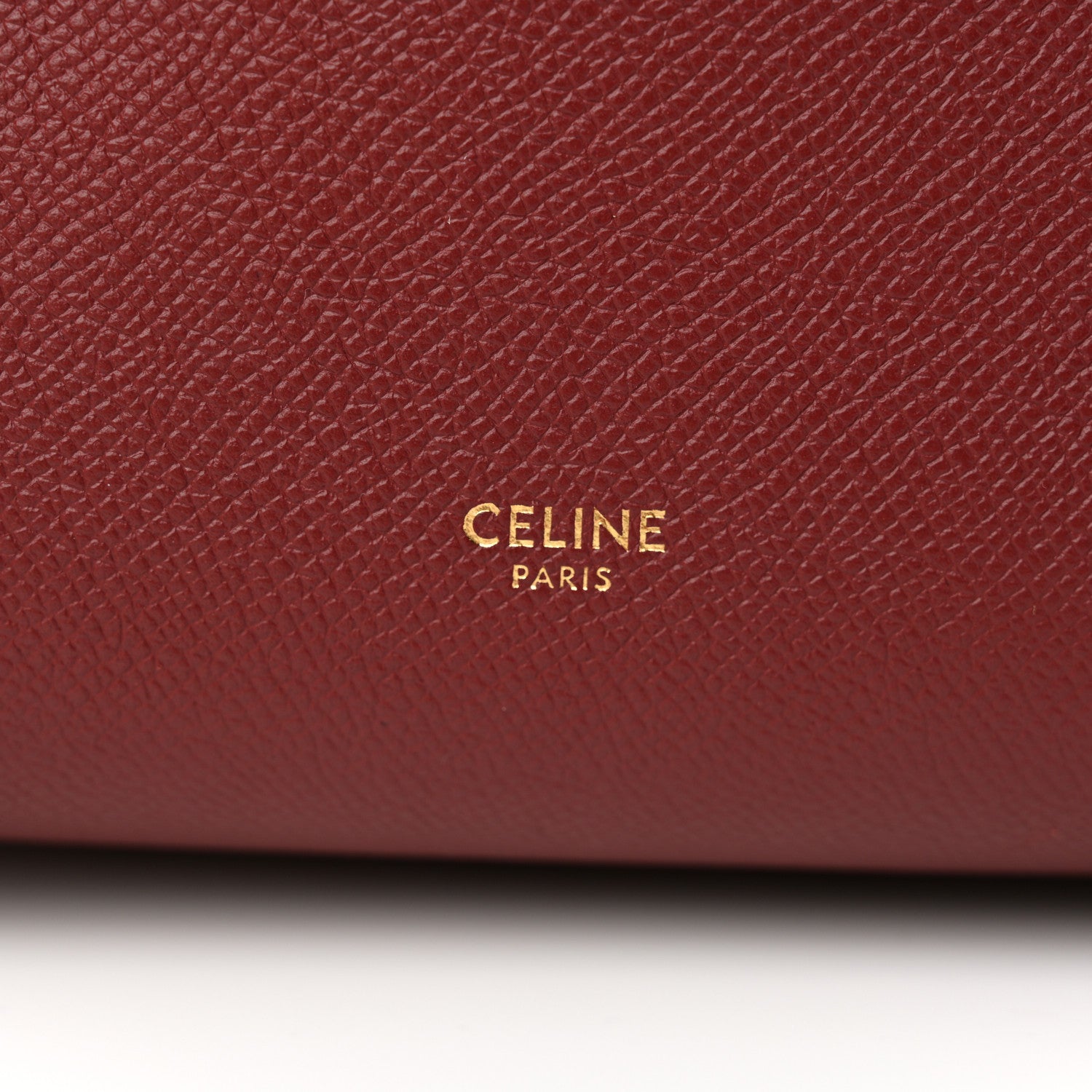 Celine Grained Calfskin Nano Belt Bag Burgundy 7 of 10