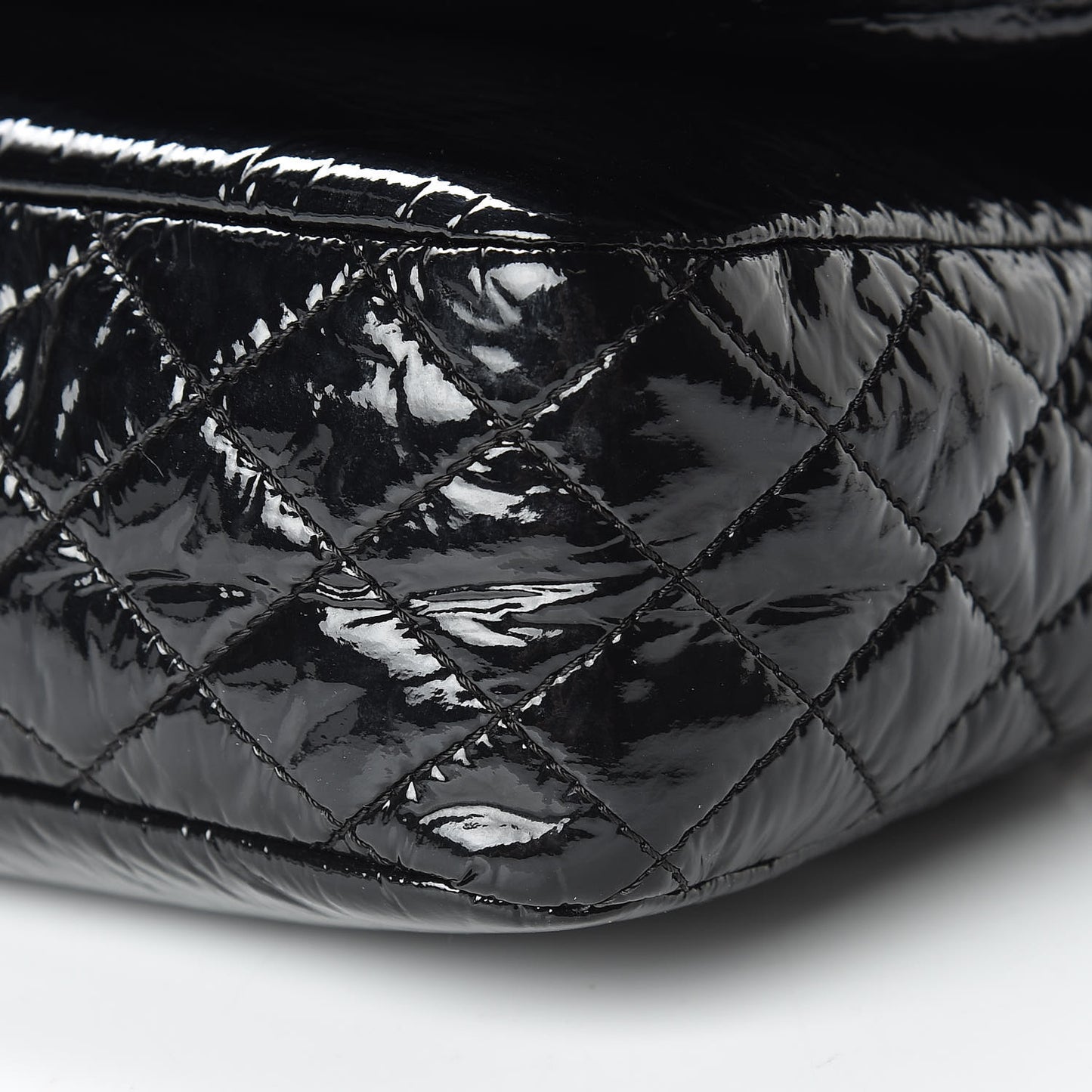 Vinyl Medium Rock and Chain Flap Black
