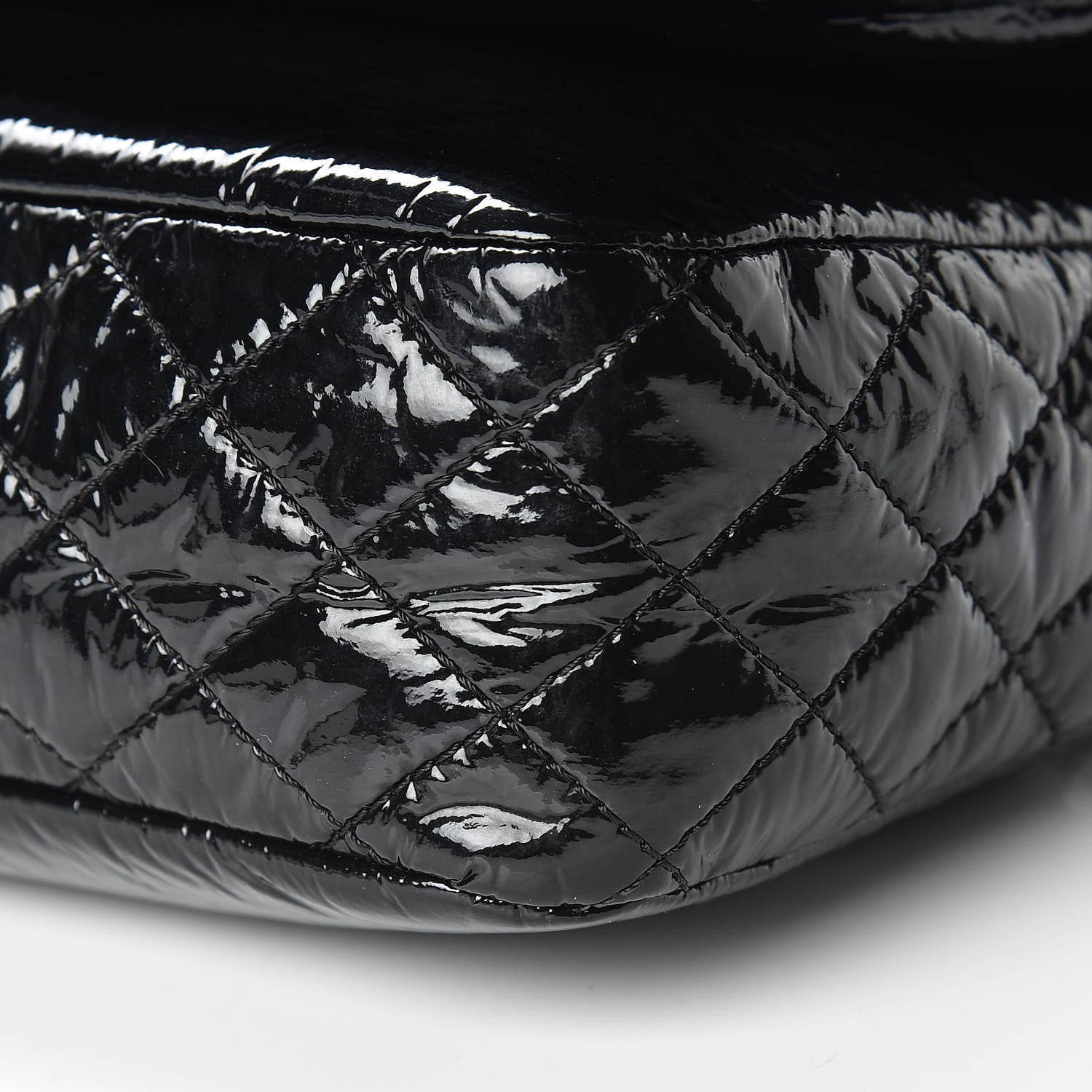 Chanel Vinyl Medium Rock and Chain Flap Black 11 of 15