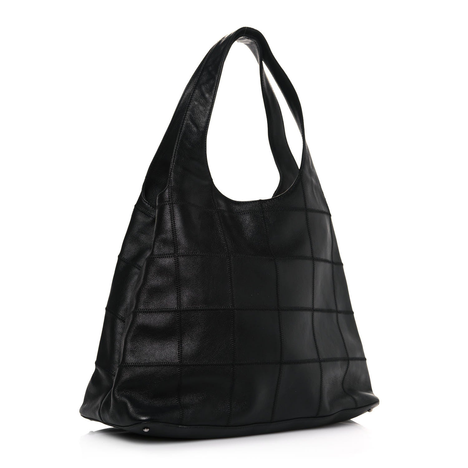 Chanel Calfskin Square Stitched Tassel Bag Black 3 of 12