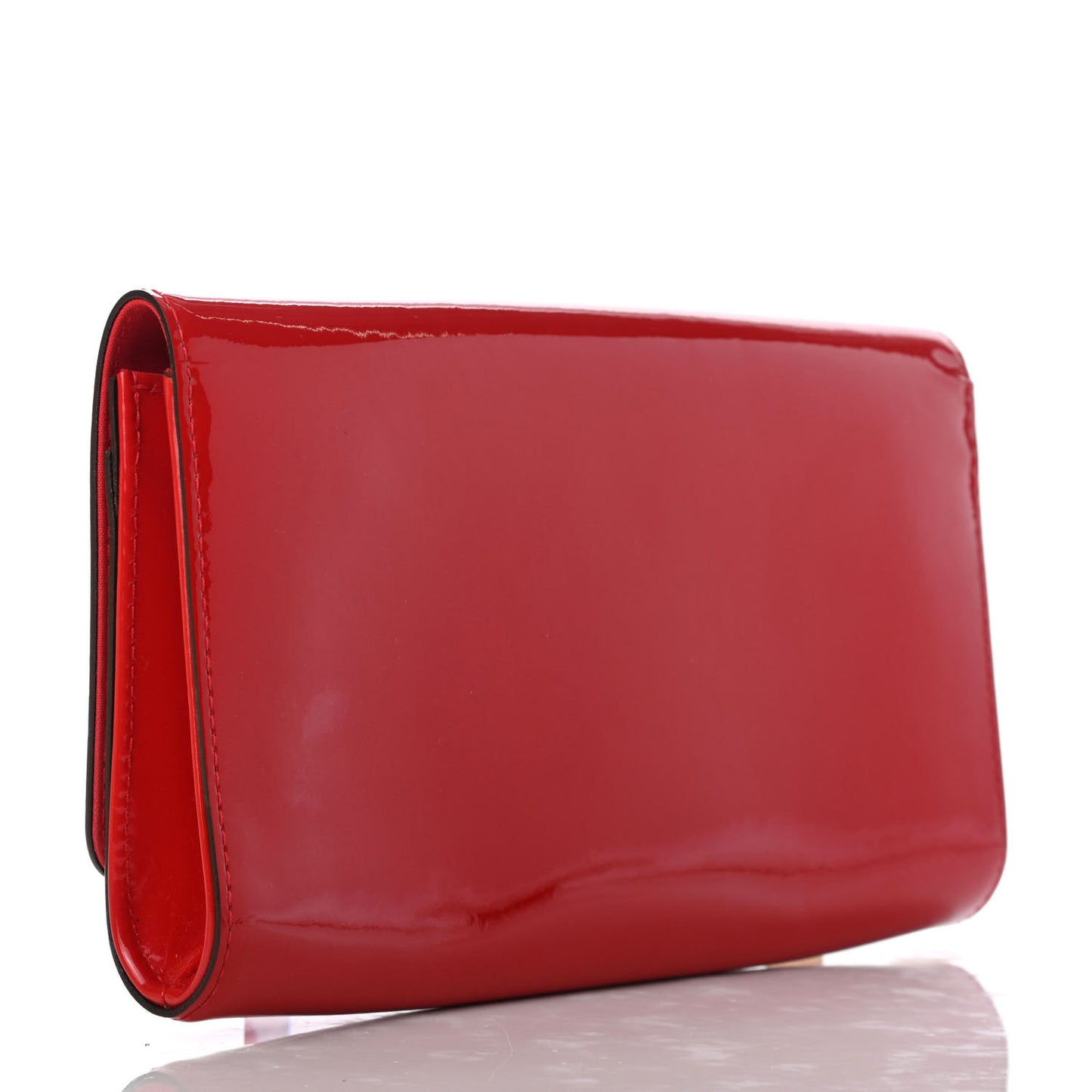 Patent Louise Clutch Cherry