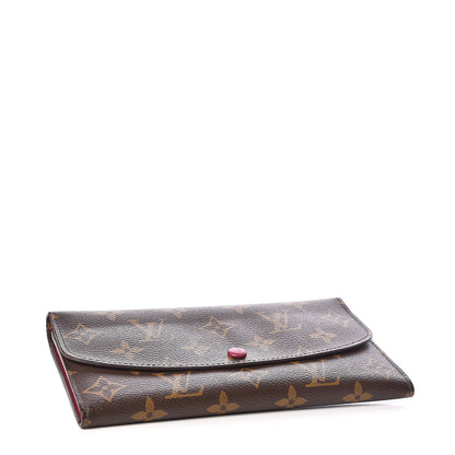 Louis Vuitton Monogram Emilie Wallet Fuchsia 4 of 9