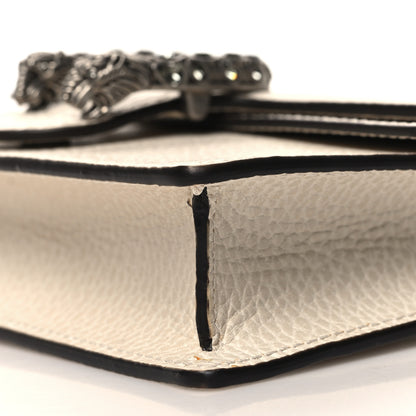 Gucci Dollar Calfskin Crystal Super Mini Dionysus Shoulder Bag Mystic White Black Diamond 9 of 9