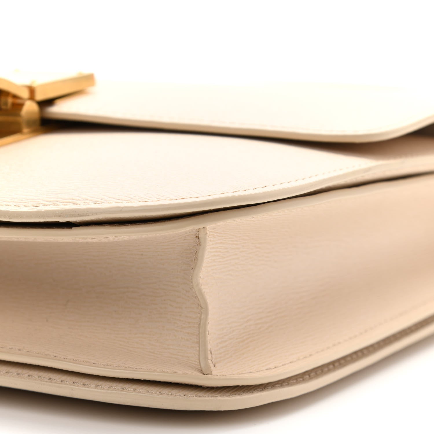 Celine Liege Calfskin Medium Classic Box Flap Bag Powder 10 of 10