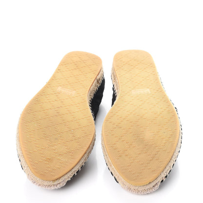 Gucci Suede Microguccissima Espadrilles 36 Black 7 of 12